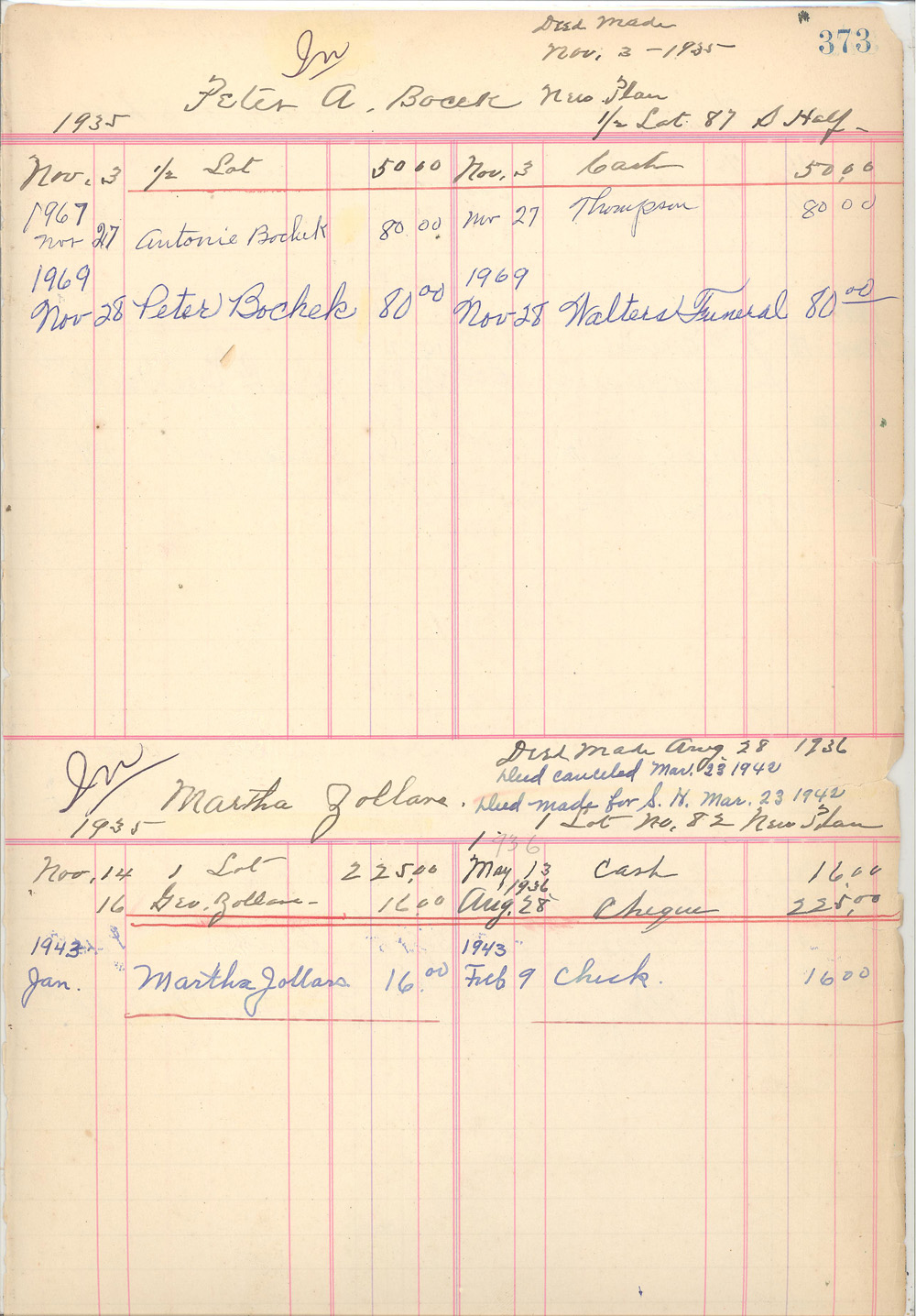 Lot Owner Book 1